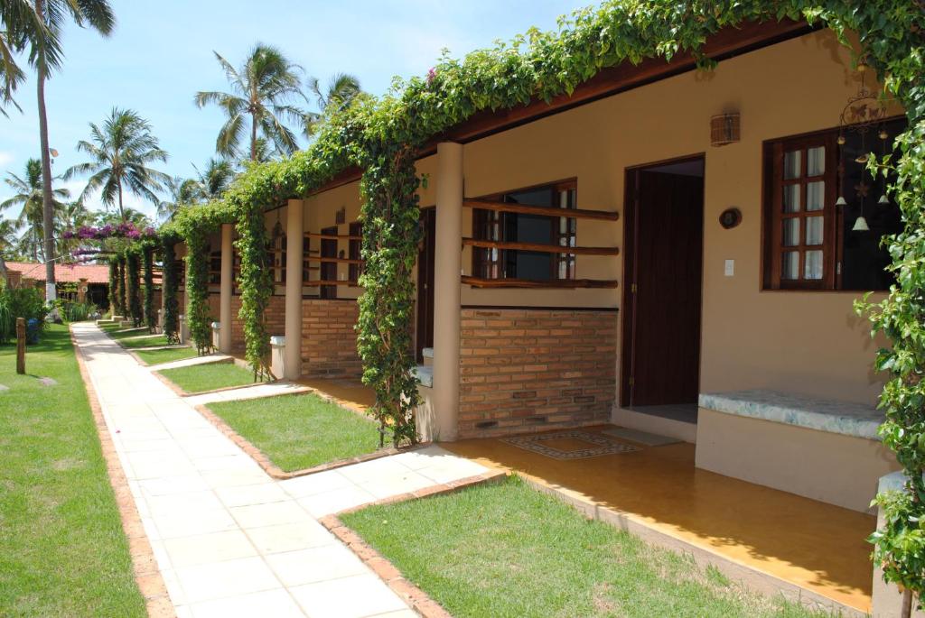 chales do Fiore Resort com varanda individual coberta
