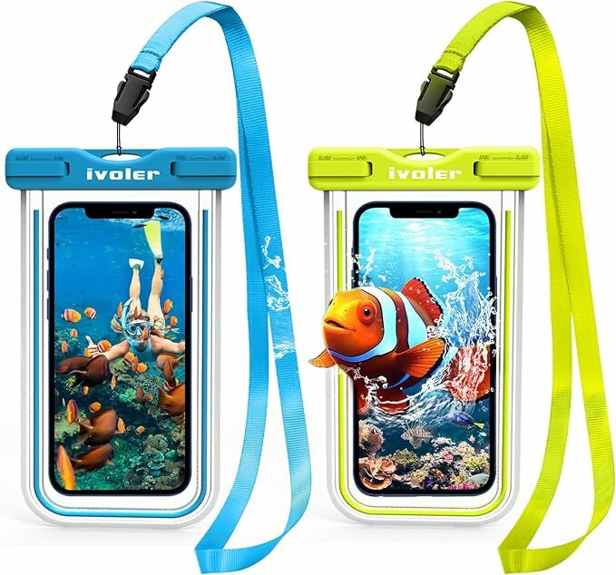 ivoler [IPX8 Certificado [2 unidades] Capa bolsa telemóvel