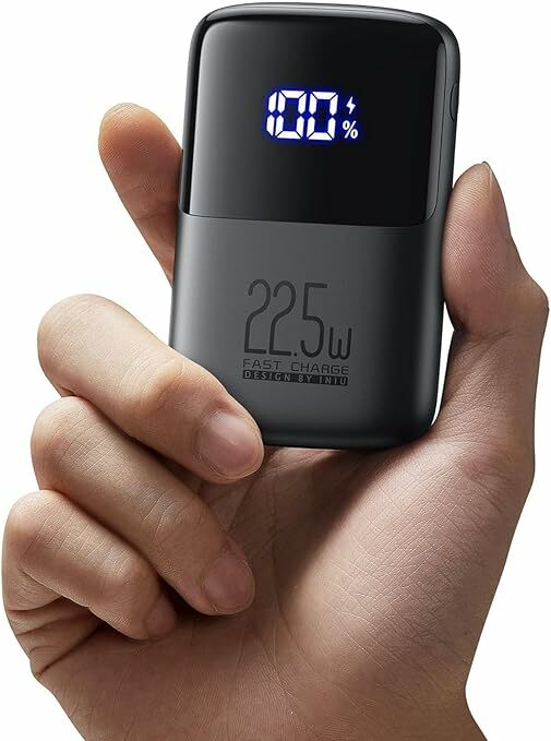 INIU Power Bank, Mini 10000 mAh 22,5 W bateria externa de carregamento rápido