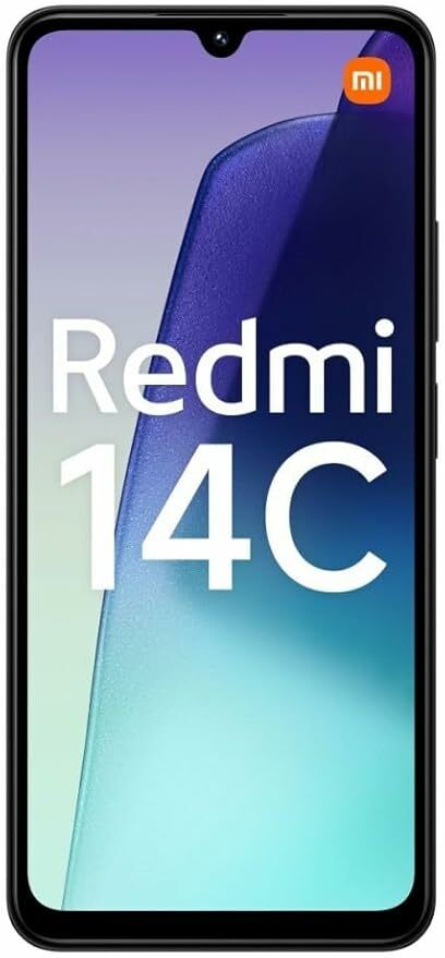 Xiaomi Redmi 14C Smartphone de 8 + 256 GB, ecrã LCD de 6,88" de 120 Hz, MediaTek Helio G81 Ultra, câmara dupla com IA de 50 MP
