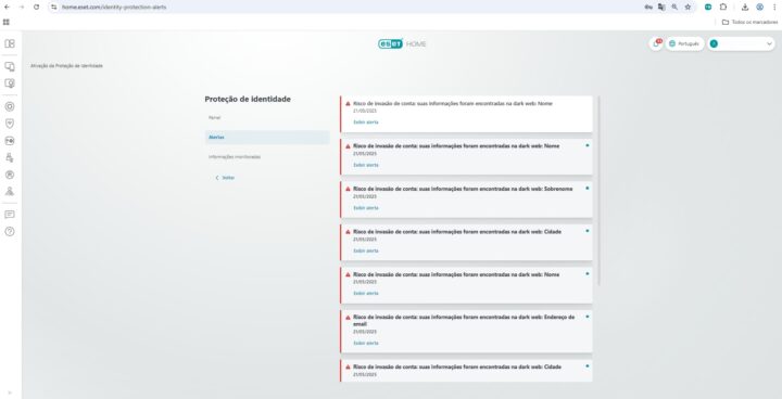 Como a ESET ajuda a evitar o roubo de identidade