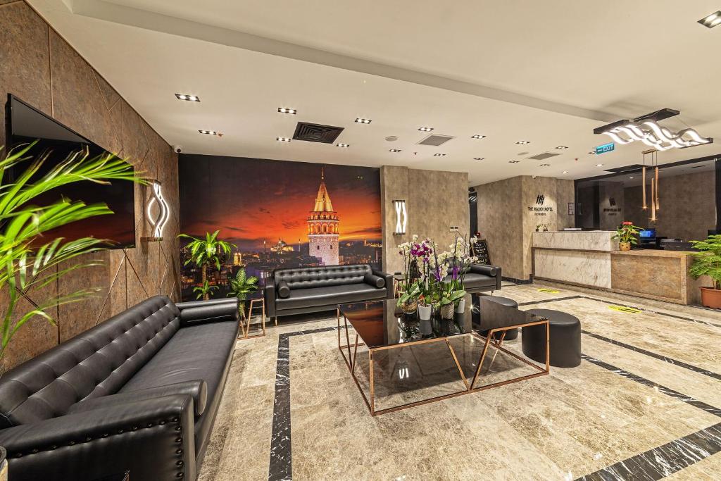 recepção do The Halich Hotel Istanbul Karakoy em Istambul