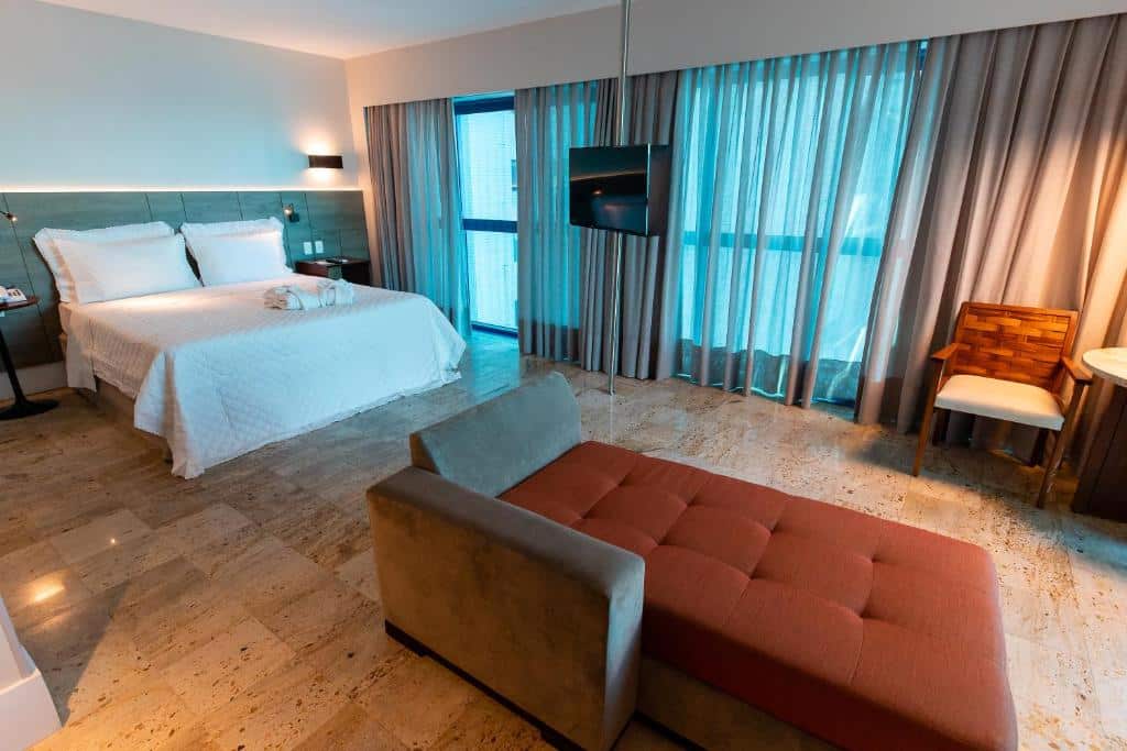 quarto do Hotel Atlante Plaza