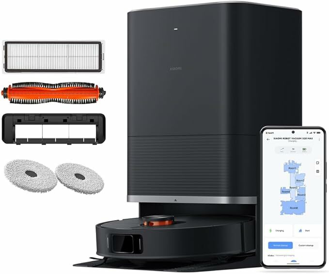 Xiaomi Robot Vacuum X20 MAX - Robot aspirador e limpa-chão