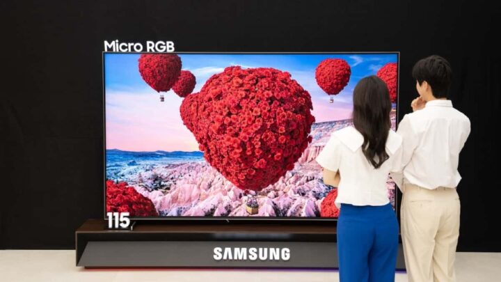 Primeiro ecrã com Micro RGB do mundo da Samsung