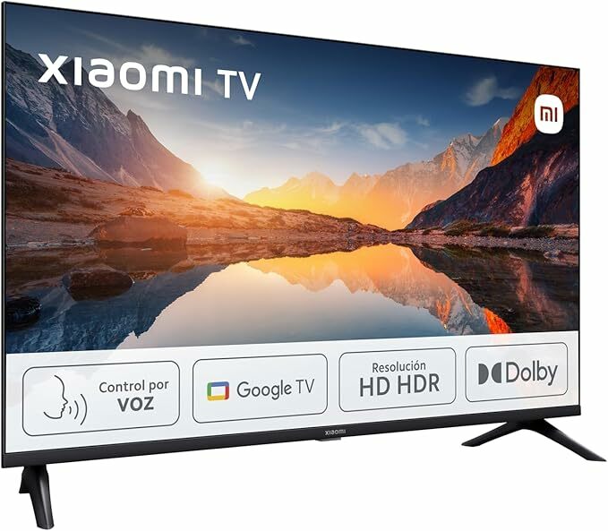 Xiaomi TV A 2025 32" Smart TV HD HDR, Google TV, controlo de voz, Dolby