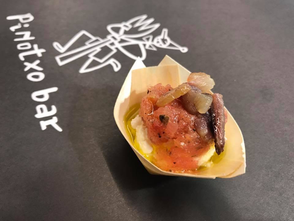 Foto de tapa no Pinotxo Bar, no La Boqueria