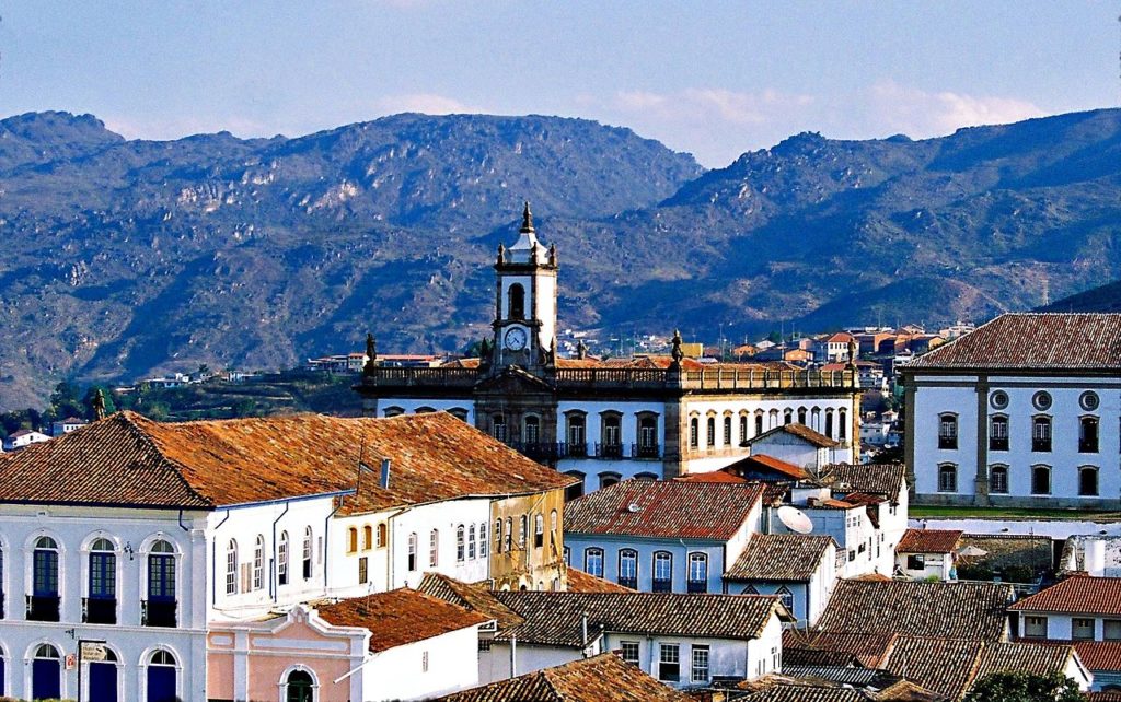 Foto de prédios históricos em Ouro Preto