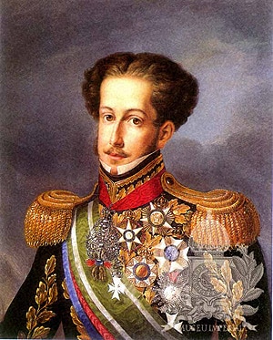 porta retrato do imperador d. pedro i