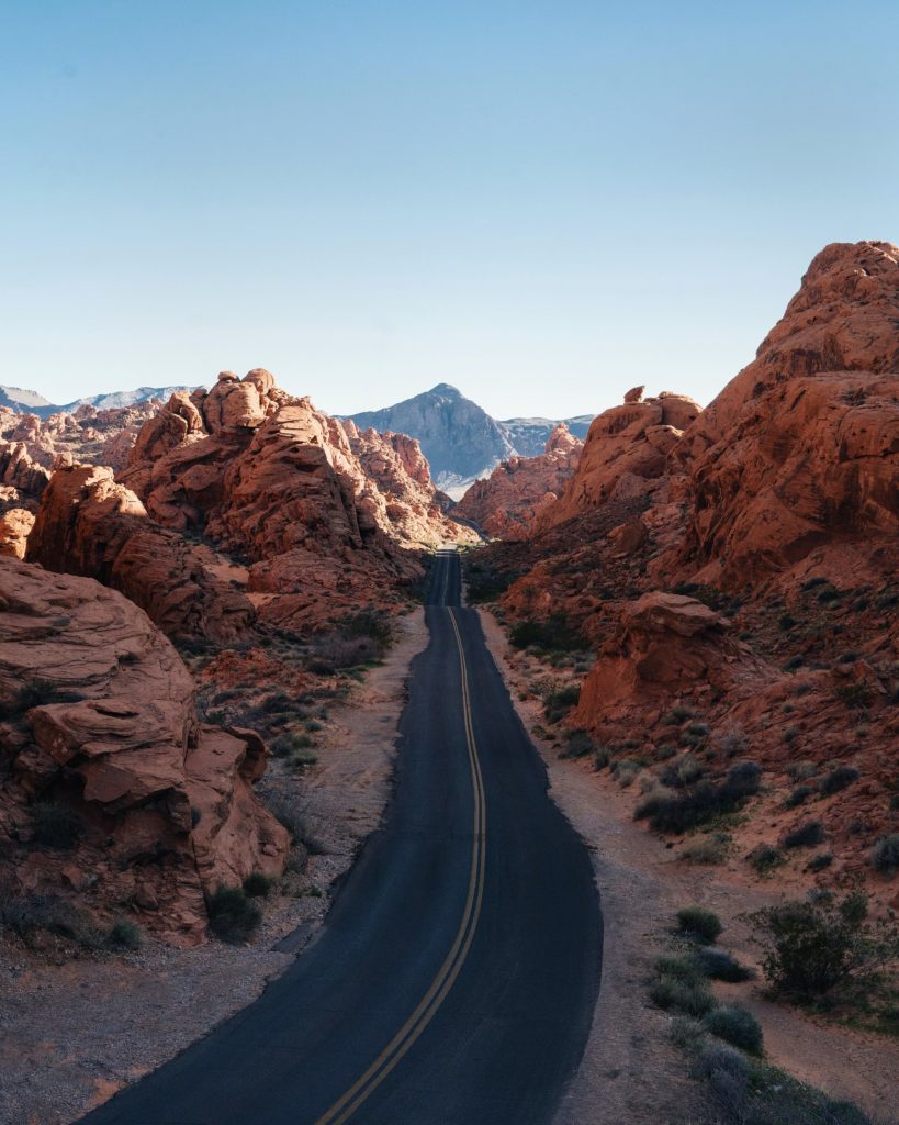 Parque Estadual Vale do Fogo em Nevada