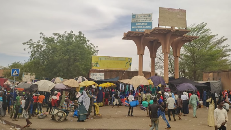 Niamey’s Grand Market in Niger.