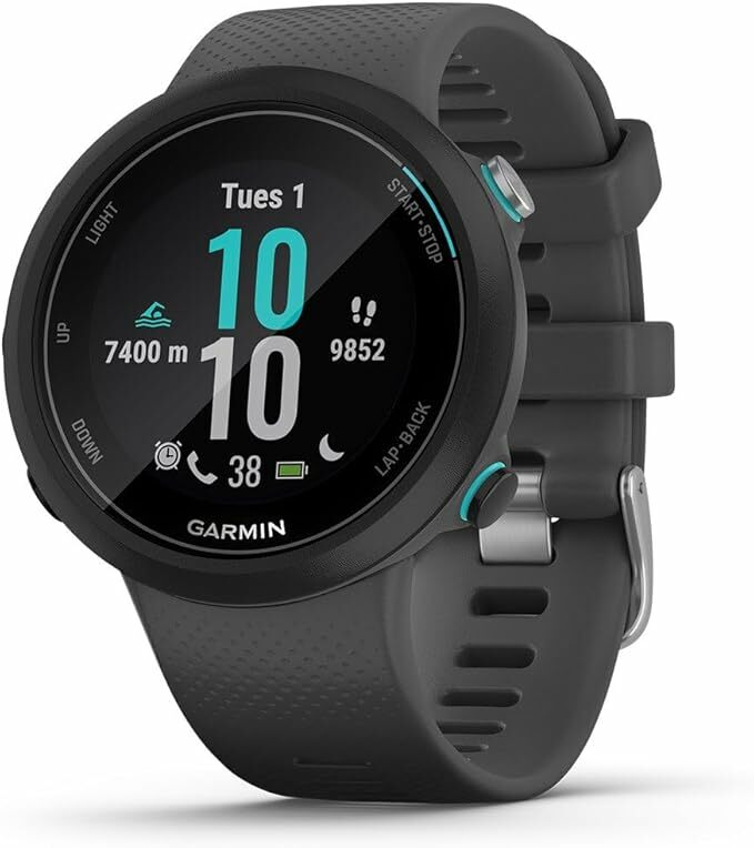 Garmin Swim 2 - Relógio inteligente para natação, cinzento, tamanho padrão