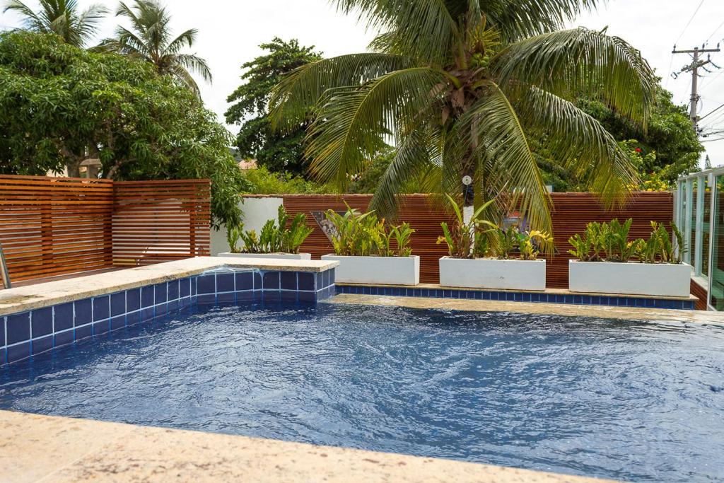 Piscina de uma das pousadas em Cabo Frio, a Pousada Sun Victory.