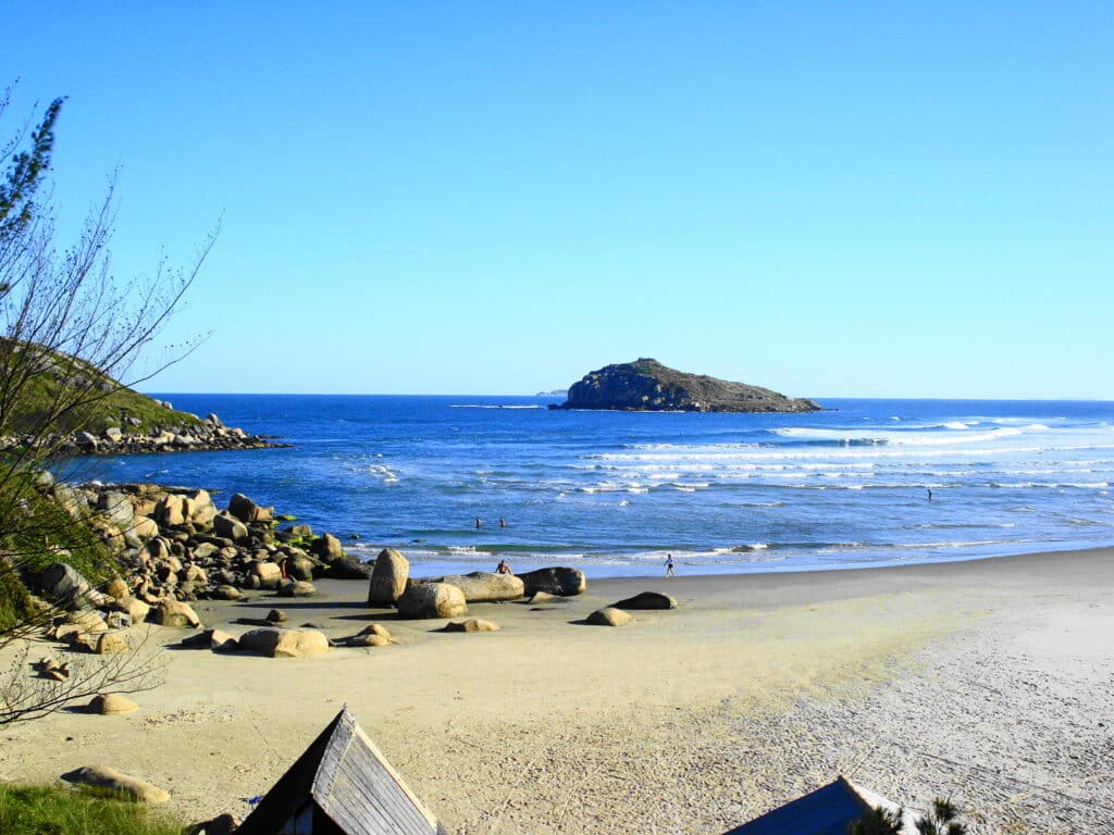 Praia da Vila, em Imbituba