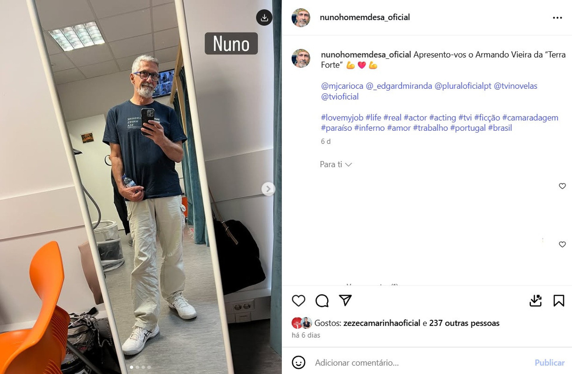Violência doméstica. Após acusações, Nuno Homem de Sá desiste de novela